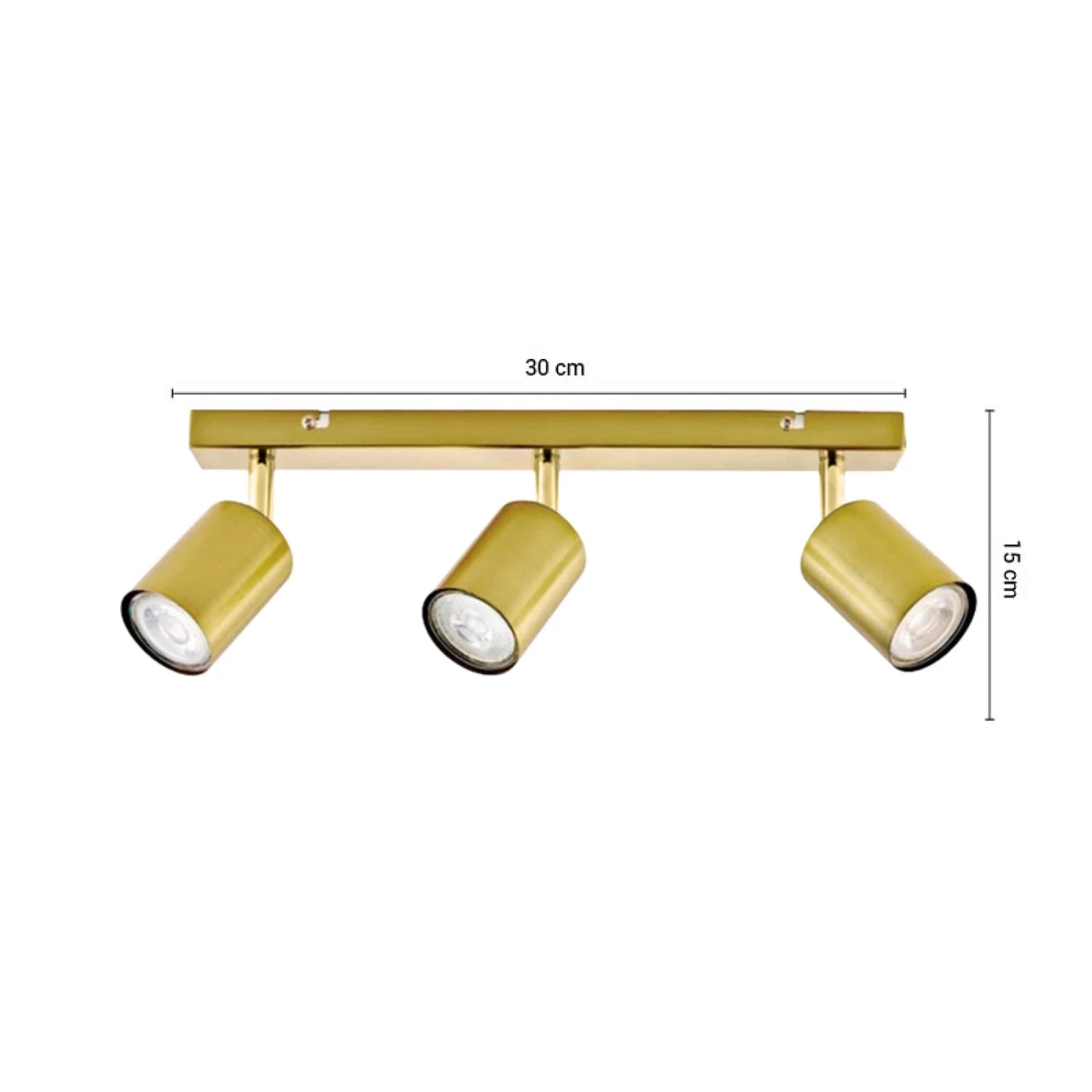 ARTEFACTO LETICIA ADOSAR ORIENTABLE (X3) - BRASS