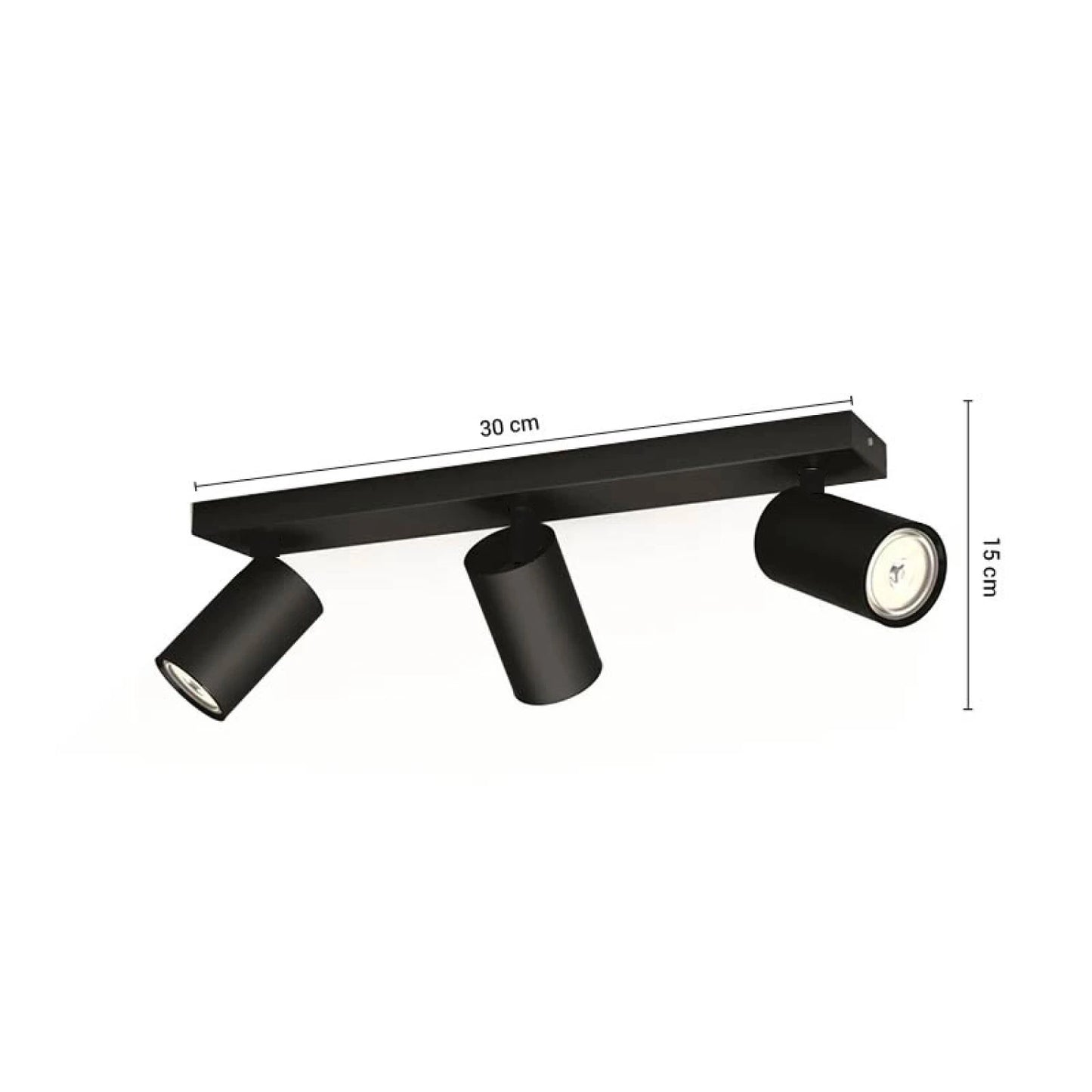 ARTEFACTO LETICIA ADOSAR ORIENTABLE (X3) - NEGRA