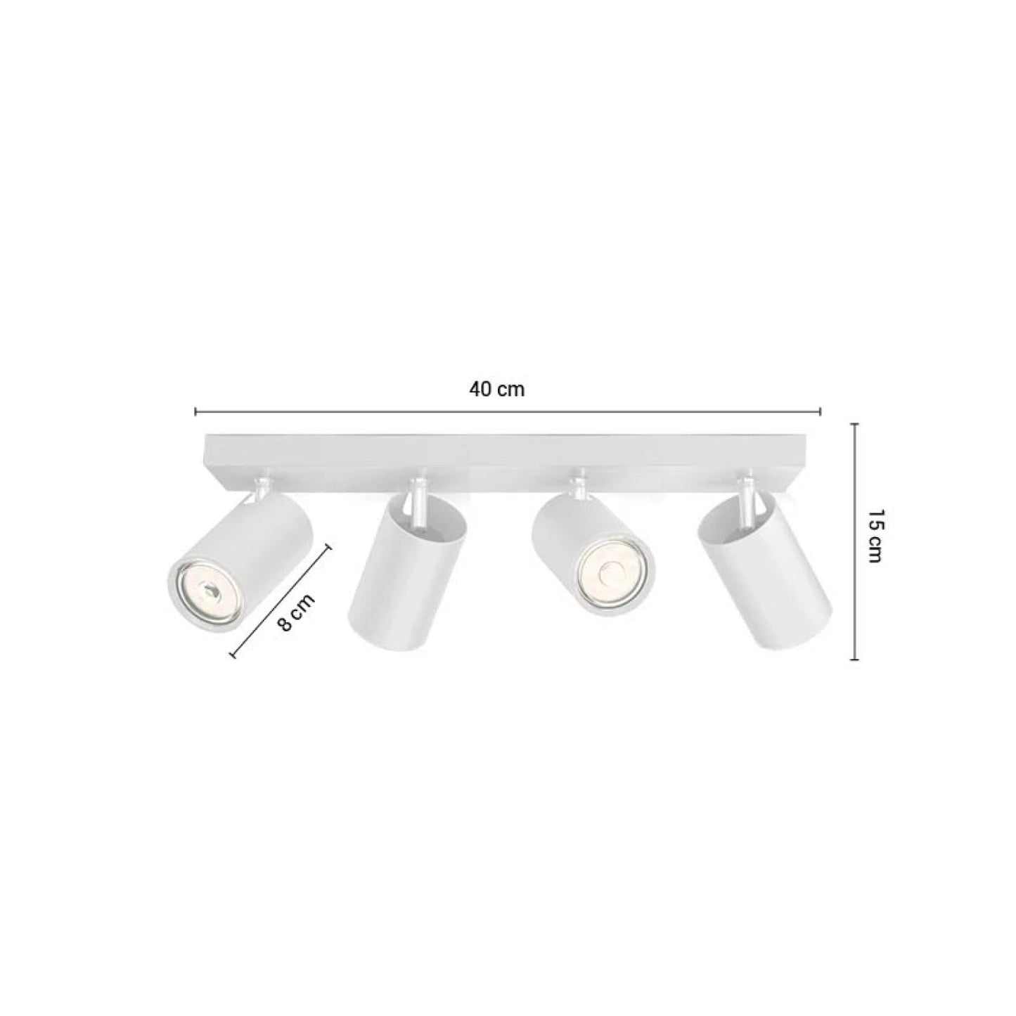 ARTEFACTO LETICIA ADOSAR ORIENTABLE (X4) - BLANCA