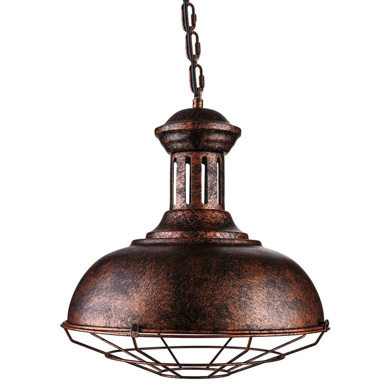 Colgante Decorativo London II – Acabado Óxido Ø40 cm