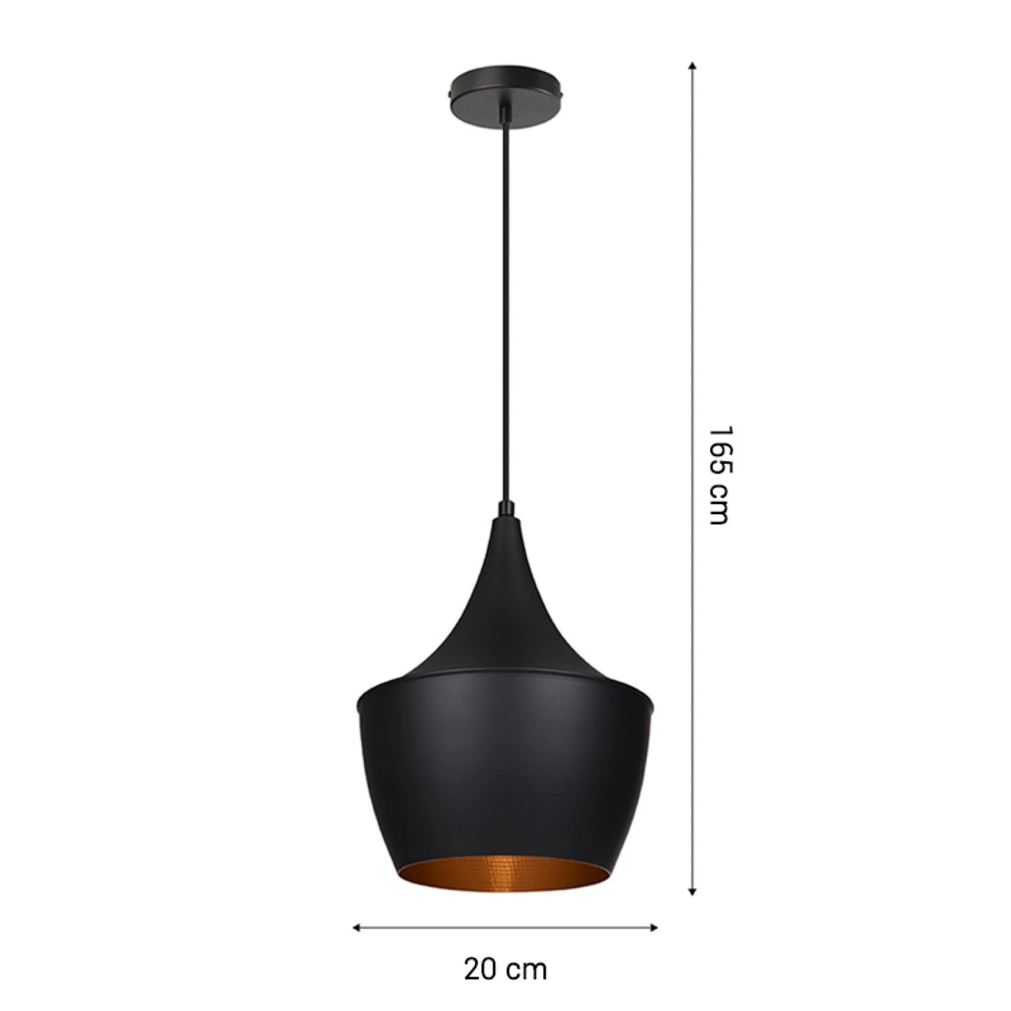 ARTEFACTO CAMPANA DECORATIVA GEISHA 2 NEGRA