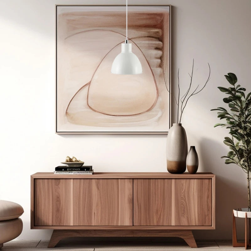 ARTEFACTO COLGANTE DECORATIVO ALPHA - BLANCA