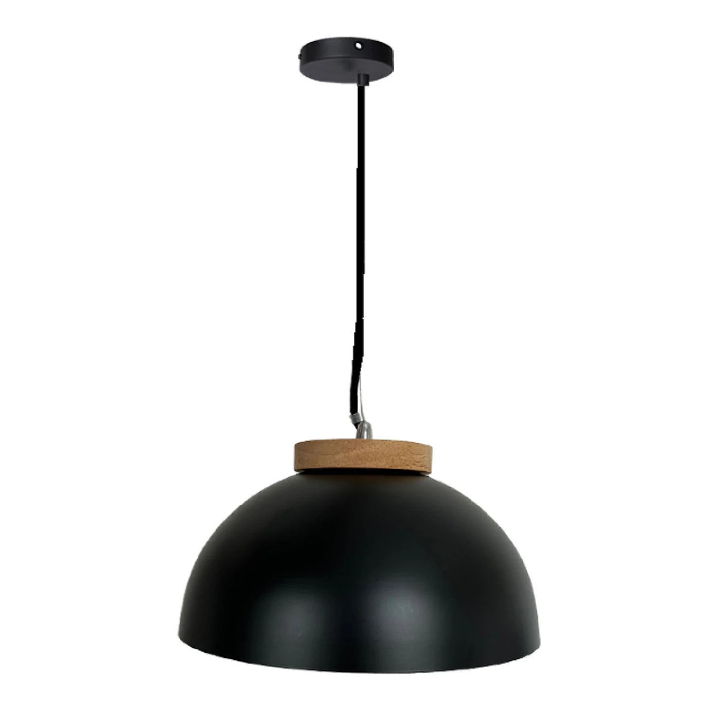 Artefacto colgante decorativo Anastasia G en negro mate
