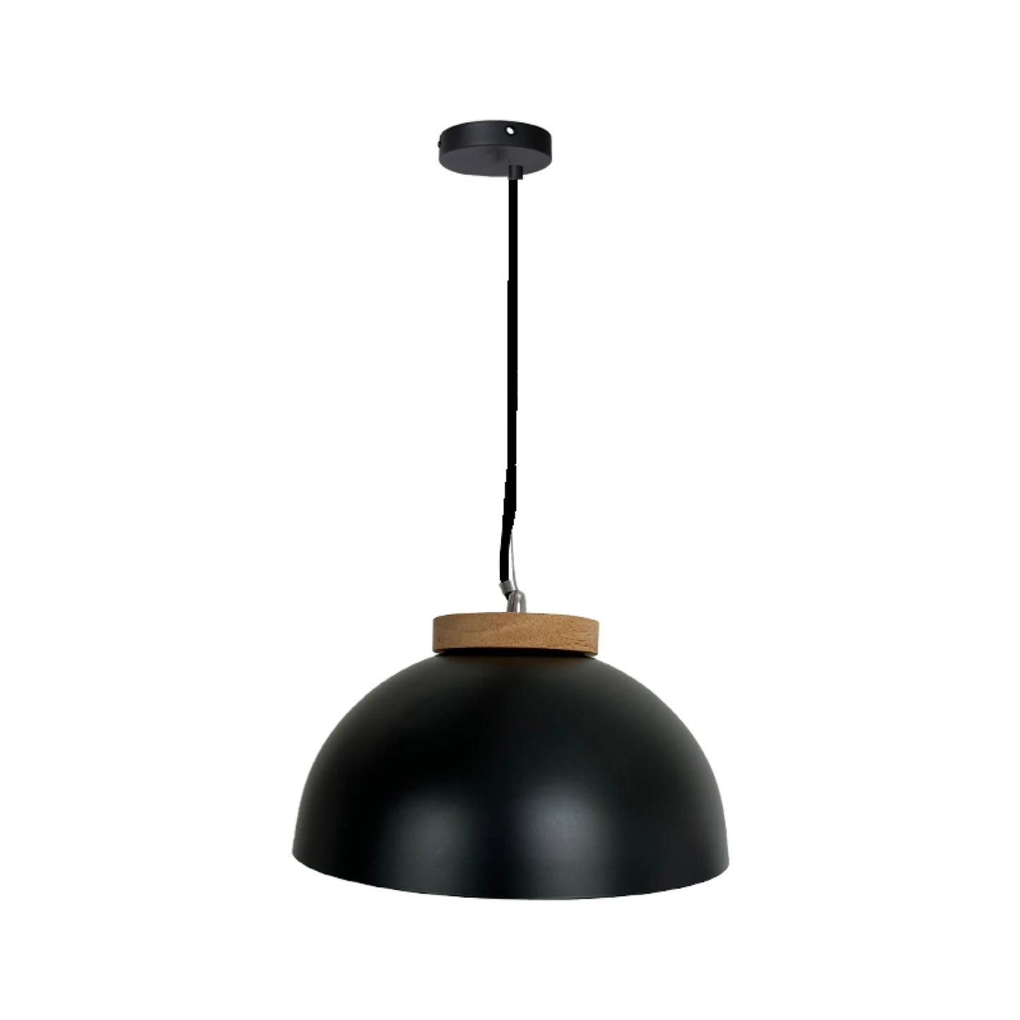 Artefacto colgante decorativo Anastasia S en color negro mate