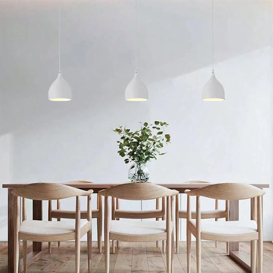 ARTEFACTO COLGANTE DECORATIVO BELMONT - BLANCO