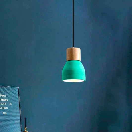 ARTEFACTO COLGANTE DECORATIVO CALIZA 5 VERDE