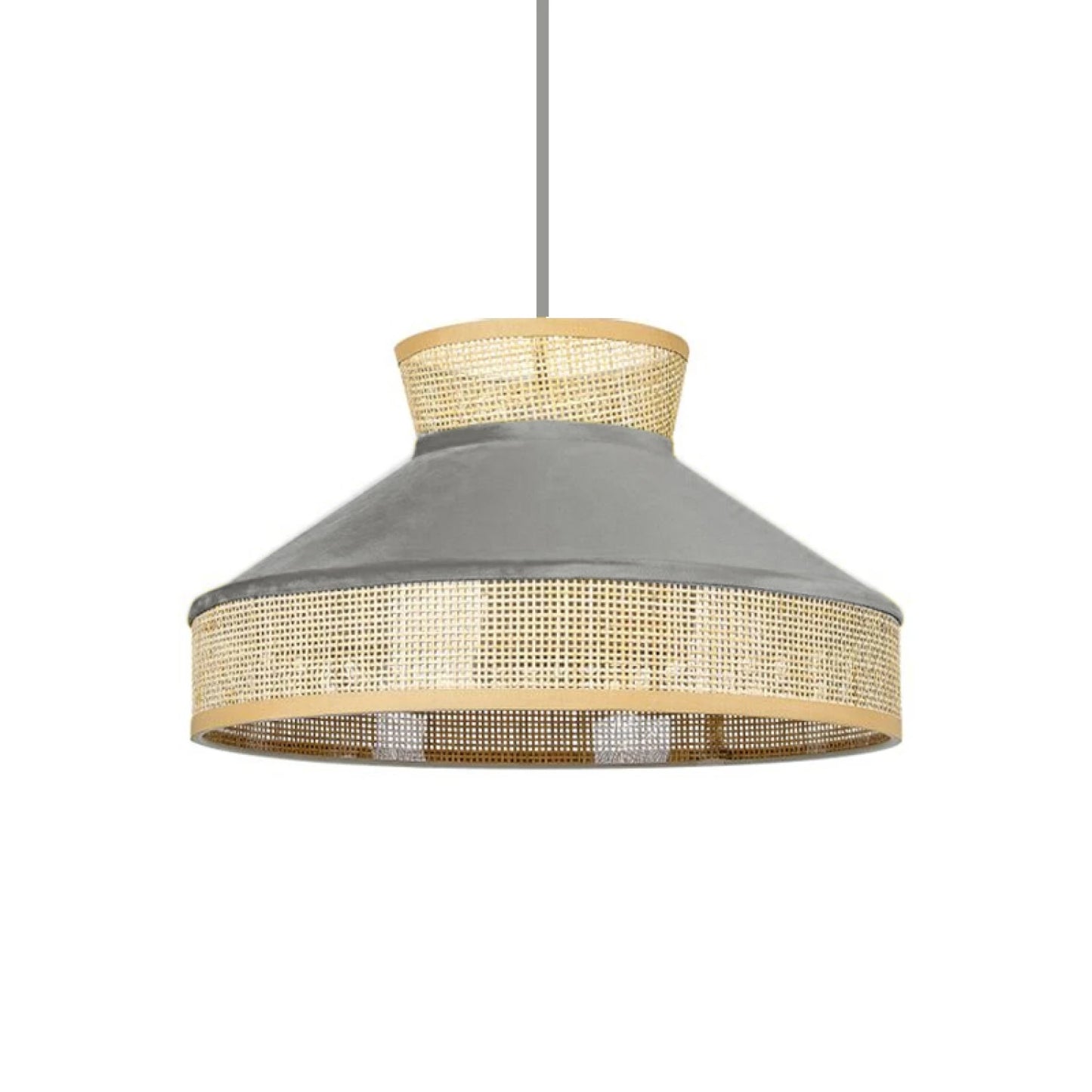 Artefacto Colgante Decorativo Indiana en color gris