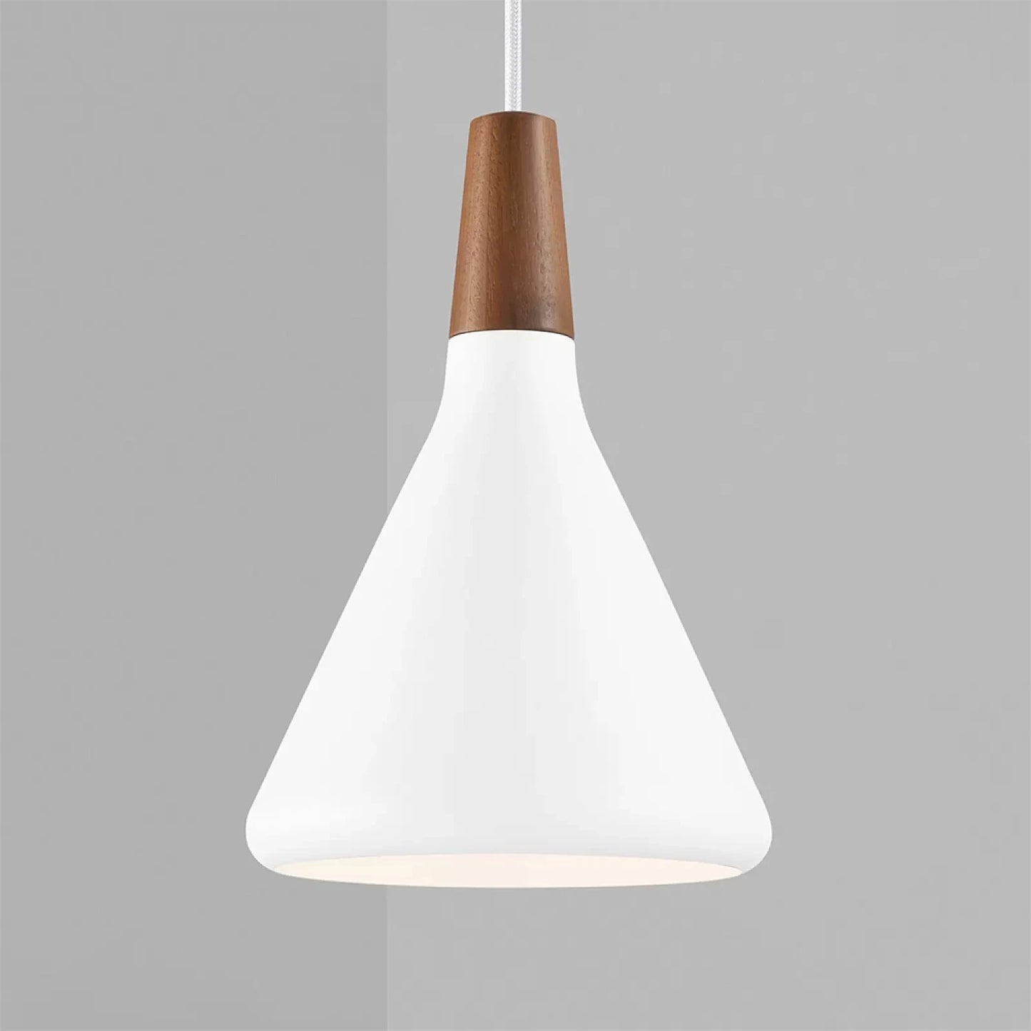 ARTEFACTO COLGANTE DECORATIVO TITAN 18CM - BLANCO