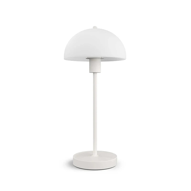 Lámpara de Mesa Mushroom – Blanca Minimalista