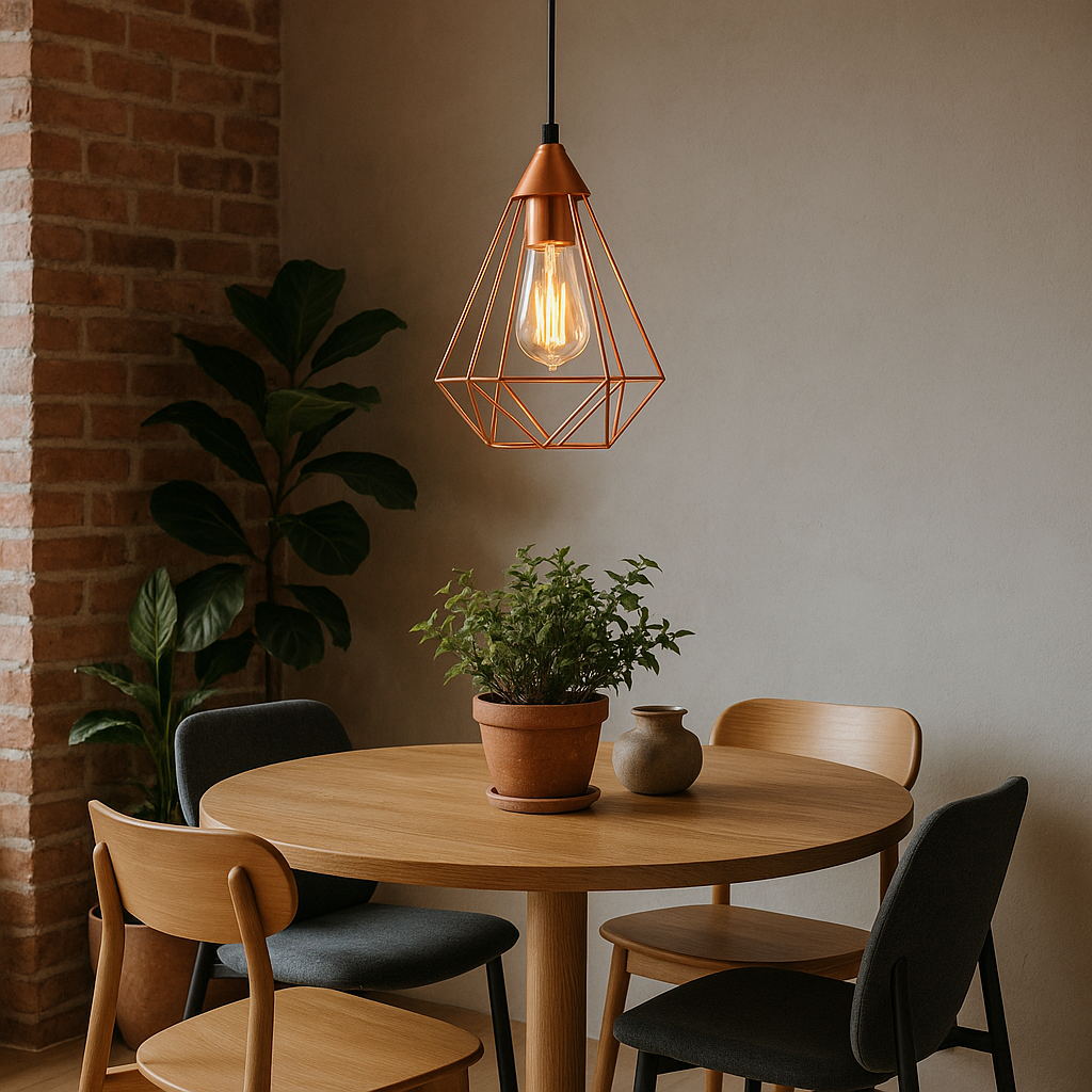 Colgante Reja Cobre "Vintage"