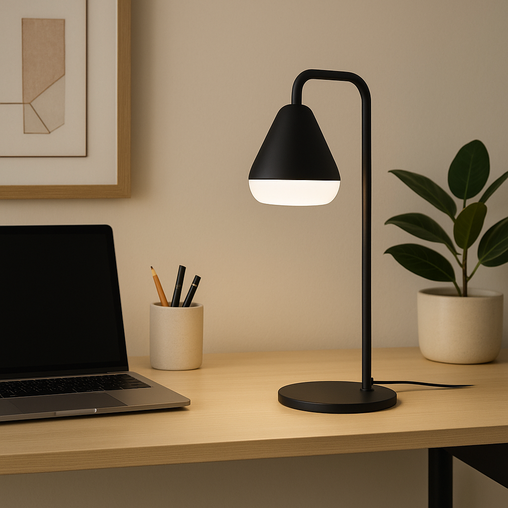 Portátil Mesa Acero Negro