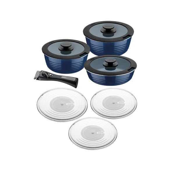 BATERIA DE COCINA MULTIUSO 10 PIEZAS "ITRIA"