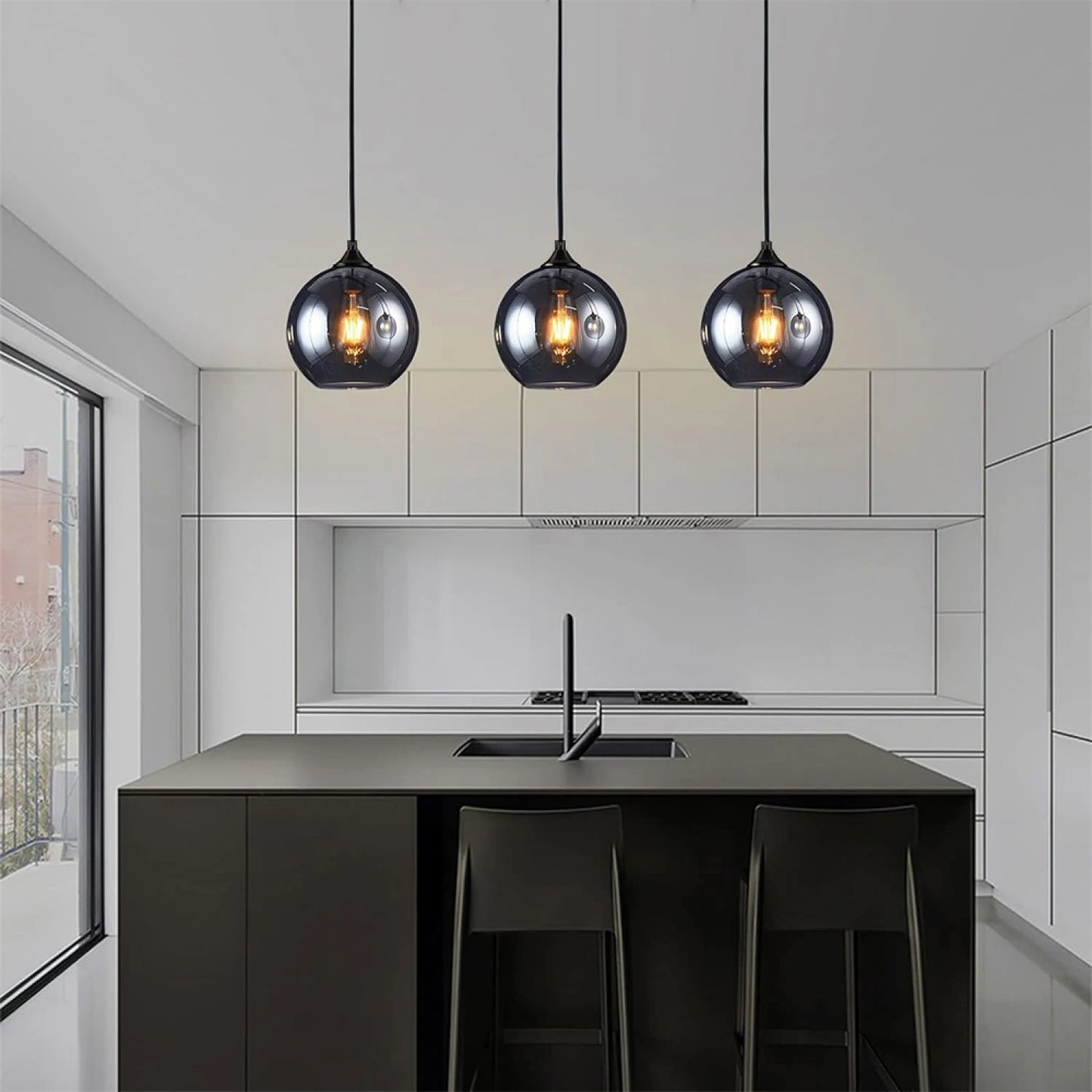 ARTEFACTO COLGANTE DECORATIVO DECO 1007 - BLACK