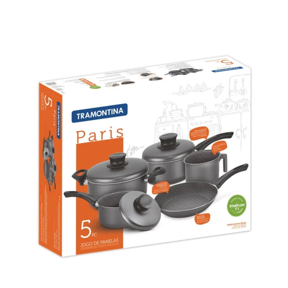 JUEGO BATERIA COCINA 5 PZAS. "PARIS"
