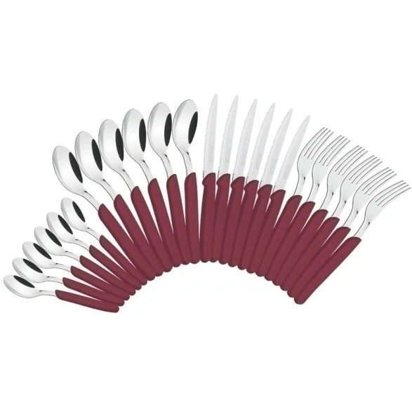 JUEGO CUBIERTOS BORDEAU 24 PIEZAS "CARMEL"