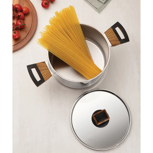 JUEGO OLLAS 4 PIEZAS BAQUELITA MADERA "BRAVA"