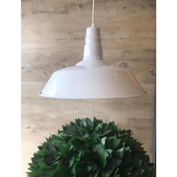 Colgante Campana Metal Blanco