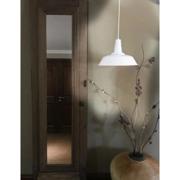 Colgante Campana Metal Blanco