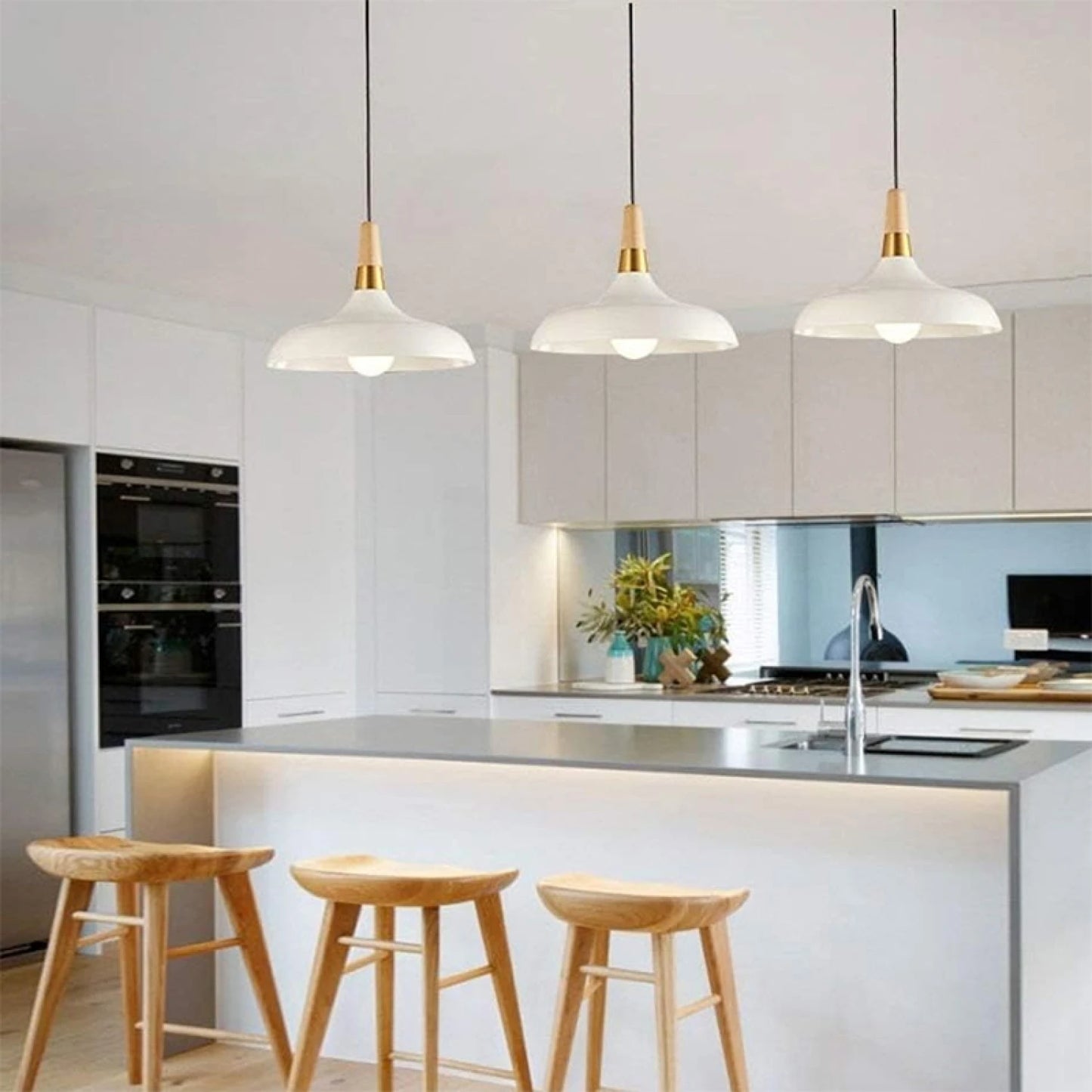 ARTEFACTO COLGANTE DECORATIVO MELBOURNE 35CM - BLANCO