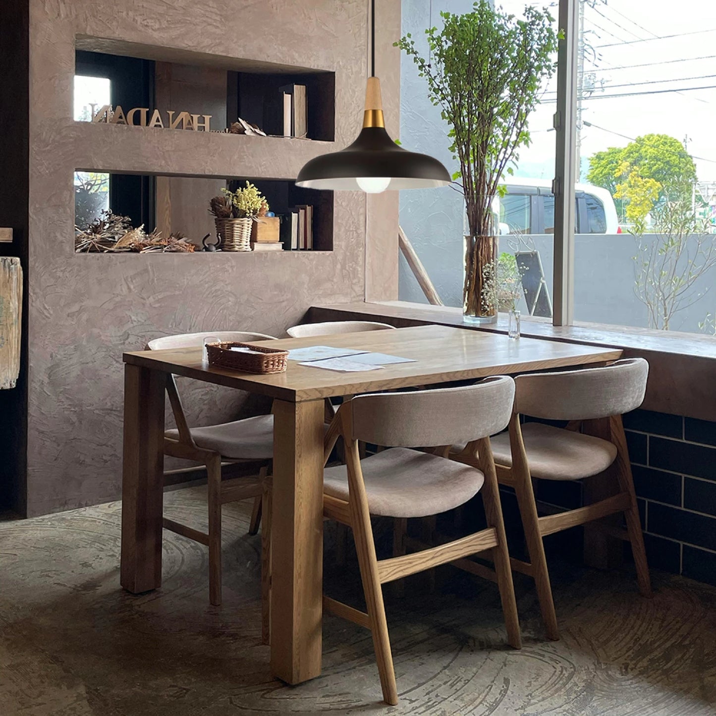 ARTEFACTO COLGANTE DECORATIVO MELBOURNE 35CM - NEGRO