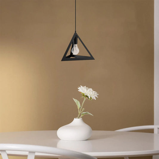 ARTEFACTO COLGANTE DECORATIVO PYRAMID - NEGRO