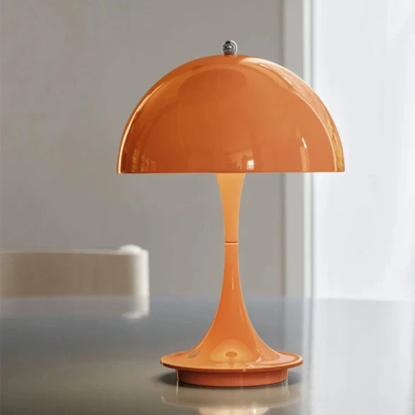 Lámpara de mesa hongo inalám con USB cálida