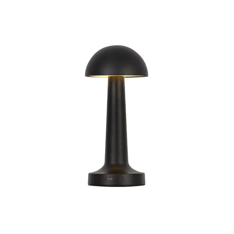 LAMPARA DE MESA SAMOA RECARGABLE - BLACK