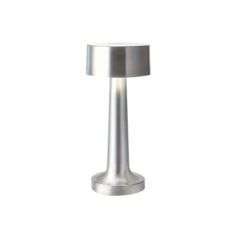 LAMPARA DE MESA TUVALU RECARGABLE - CHROME