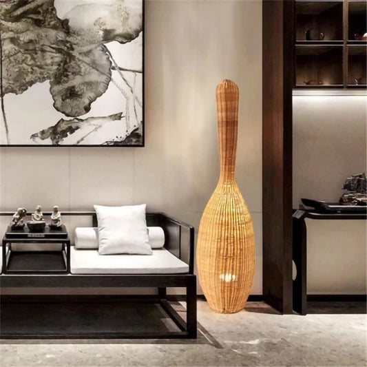 LAMPARA DE PIE BOWLING STYLE