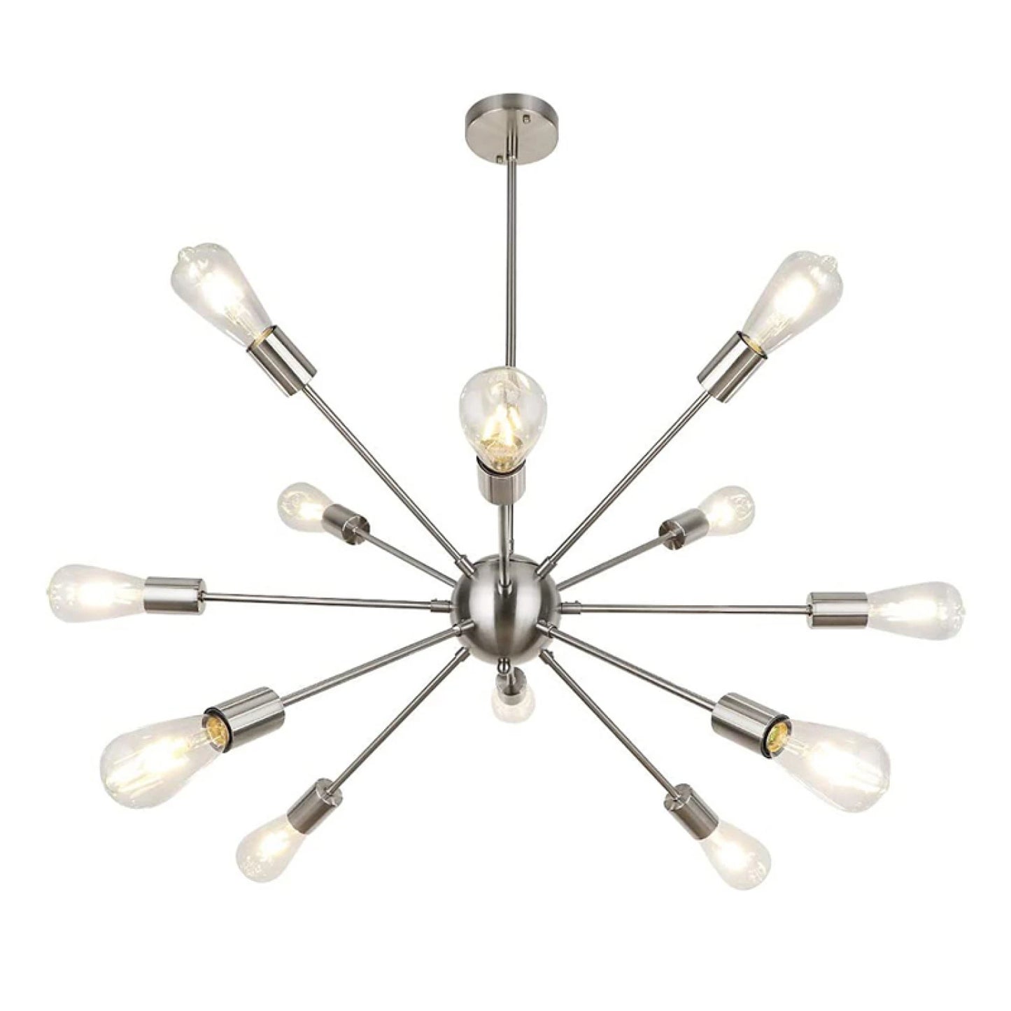 Artefacto Colgante Decorativo Tropea en acabado cromado