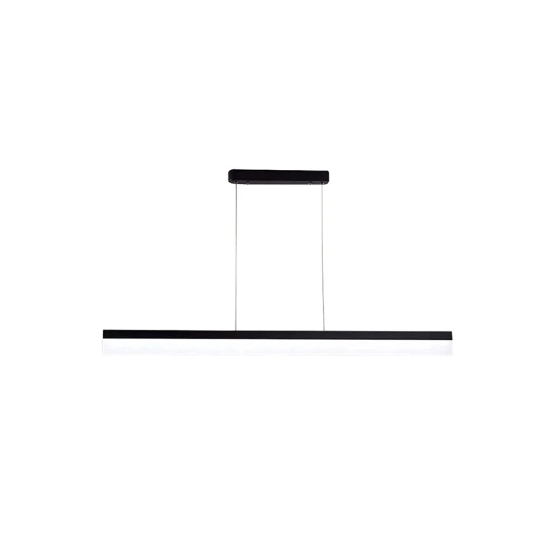 LUMINARIA LINEAL DE SUSPENDER 120CM LOSAIL - NEGRO