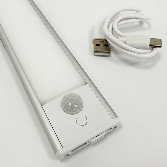 Luminaria Magnética Gris 1W 3000K USB Sensor Proximidad 20cm