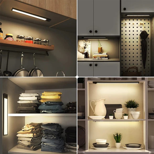 Luminaria Magnética Negra 1W 3000K USB Sensor Proximidad 20cm