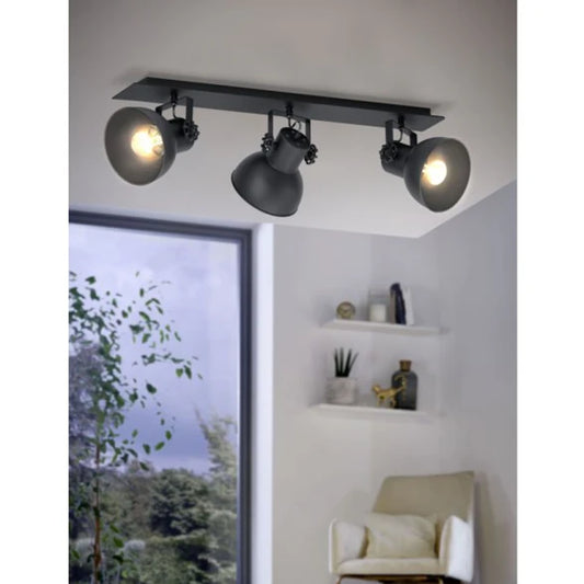 Spot Pared/Techo Acero Negro