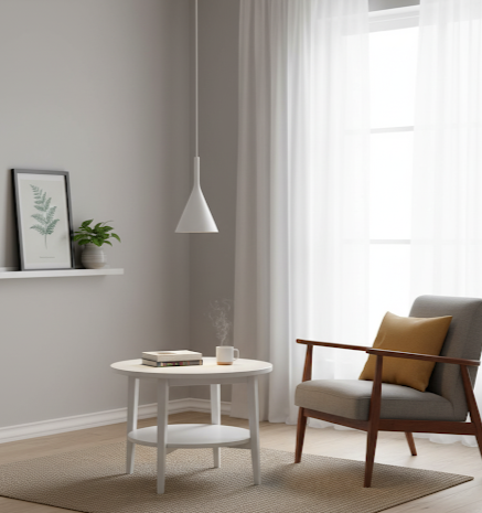 ARTEFACTO COLGANTE DECORATIVO GALAPAGOS BLANCO