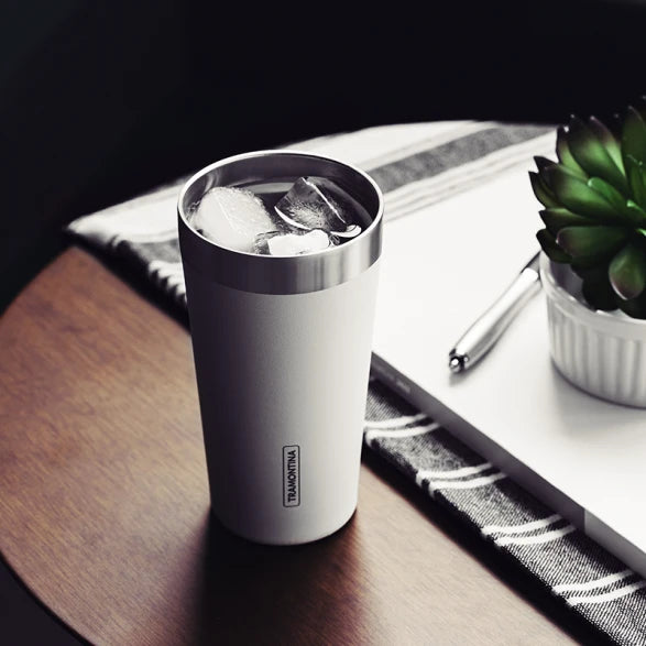 VASO TERMICO BLANCO 420ML. "EXATA"